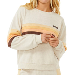 Pullover Surf Revival Crew oatmeal marle women's